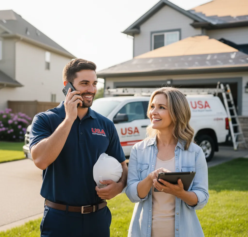 USA Roof Repair Experts customer support in Fairmount City